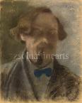 Rippl-Rónai, József   Self- portrait with Pipe, 1917 51×41cm Pastel on paper Signed upper right: Rónai 1917